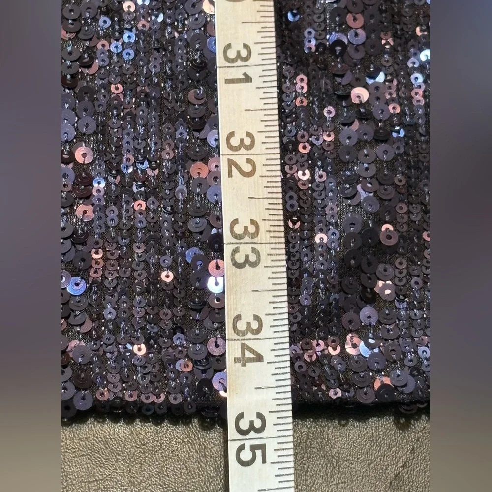 Express Navy Blue Sequin One Shoulder Dress size Small NWOT